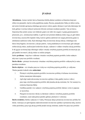 Aktyvaus ir pasyvaus vertybinių popierių portfelio valdymas. Paveikslėlis 3