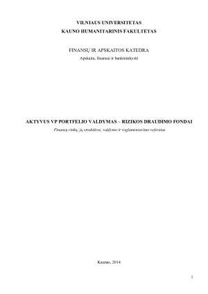 AKTYVUS VP PORTFELIO VALDYMAS – RIZIKOS DRAUDIMO FONDAI (2)