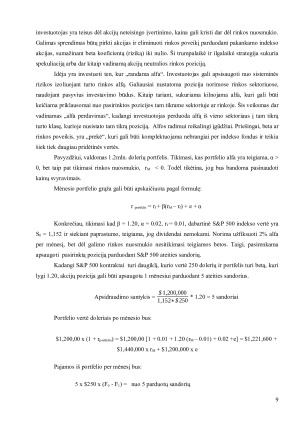 AKTYVUS VP PORTFELIO VALDYMAS – RIZIKOS DRAUDIMO FONDAI. Paveikslėlis 9