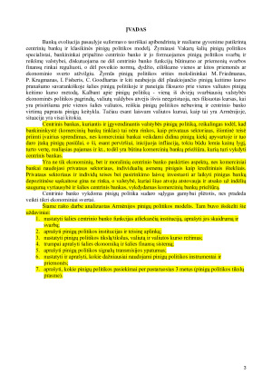 ARMĖNIJOS PINIGŲ POLITIKA. Paveikslėlis 3