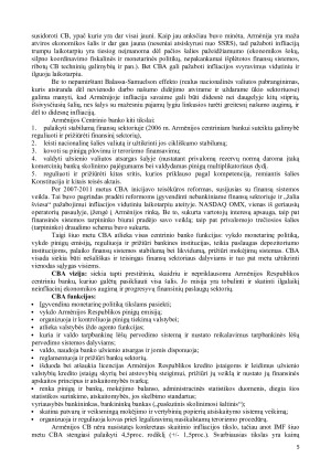 ARMĖNIJOS PINIGŲ POLITIKA. Paveikslėlis 5