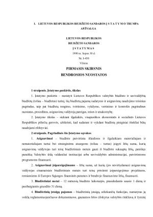 Asignavimų valdytojų biudžeto sudarymo principai. Paveikslėlis 4