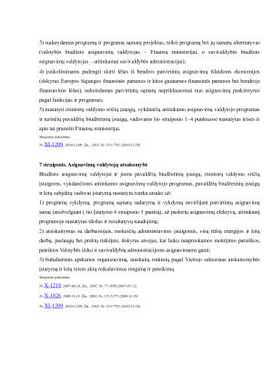 Asignavimų valdytojų biudžeto sudarymo principai. Paveikslėlis 9