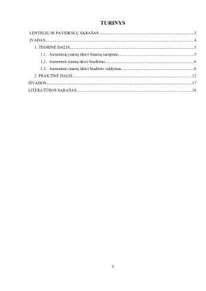 ASMENINIO (NAMŲ ŪKIŲ) BIUDŽETO VALDYMO YPATUMAI. Paveikslėlis 2