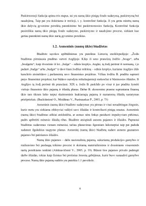 ASMENINIO (NAMŲ ŪKIŲ) BIUDŽETO VALDYMO YPATUMAI. Paveikslėlis 6