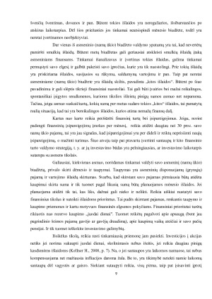 ASMENINIO (NAMŲ ŪKIŲ) BIUDŽETO VALDYMO YPATUMAI. Paveikslėlis 9