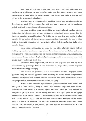 ASMENINIŲ FINANSŲ VALDYMO STRATEGIJA. Paveikslėlis 5