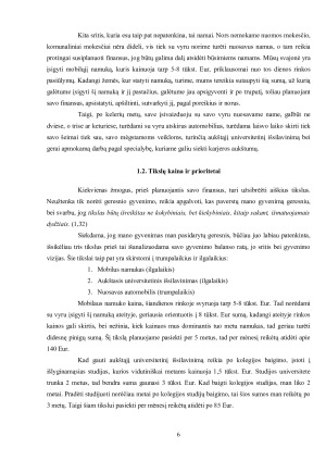 ASMENINIŲ FINANSŲ VALDYMO STRATEGIJA. Paveikslėlis 6