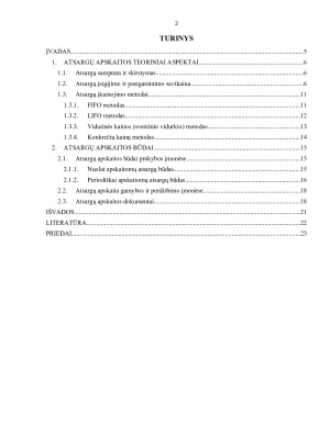 ATSARGŲ APSKAITA. Paveikslėlis 2