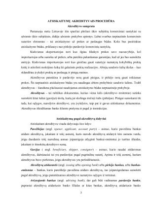 ATSISKAITYMŲ AKREDITYVAIS PROCEDŪRA. Paveikslėlis 3