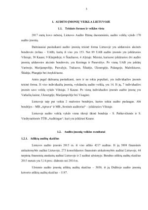 AUDITO ĮMONIŲ VEIKLA LIETUVOJE. Paveikslėlis 3