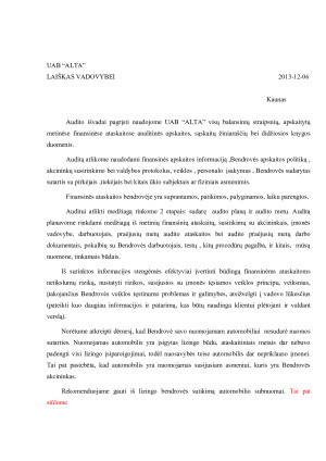 AUDITO SAVARANKIŠKAS DARBAS. Paveikslėlis 9