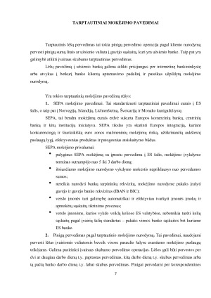 BANKO VYKDOMŲ MOKĖJIMO PAVEDIMŲ ANALIZĖ. Paveikslėlis 7