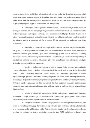 E-verslo dinamika ir perspektyvos Lietuvoje. Paveikslėlis 6