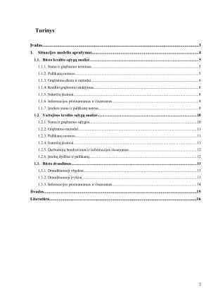 Būsto paskolos, vartojimo kredito ir būsto draudimo sąlygų analizė SEB ir SWED bankuose bei užsienio bankų filiale NORDEA. Paveikslėlis 2