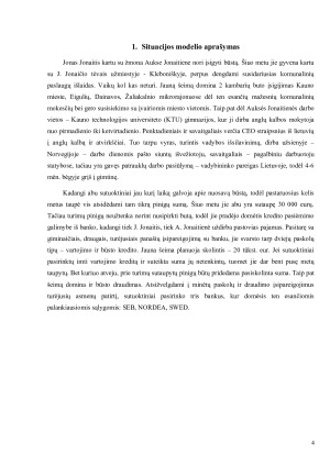 Būsto paskolos, vartojimo kredito ir būsto draudimo sąlygų analizė SEB ir SWED bankuose bei užsienio bankų filiale NORDEA. Paveikslėlis 4