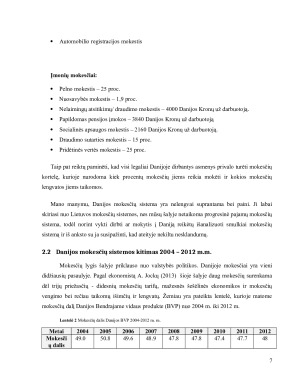Danijos mokesčių sistemos analizė, jos ypatumai. Viešojo sektoriaus problemos Danijoje. Paveikslėlis 7