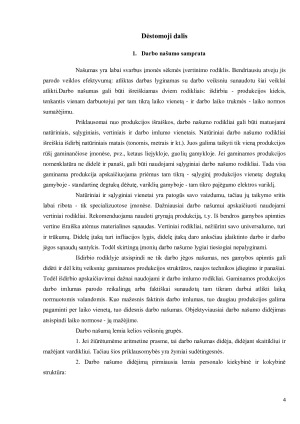 Darbo našumas ir jo kitimas Lietuvoje. Paveikslėlis 4