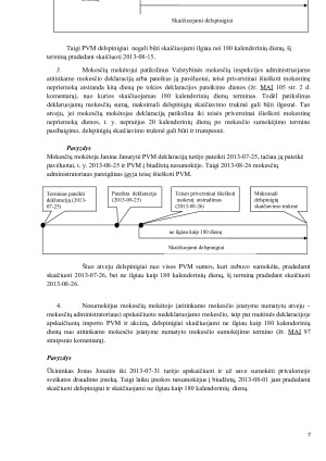 Delspinigiai, kaip mokestinės prievolės įvykdymo užtikrinimo būdas. Paveikslėlis 7