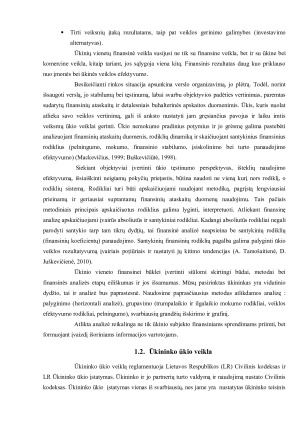 EDIKO ŪKIO FINANSINĖ ANALIZĖ. Paveikslėlis 6