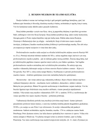 EKONOMINIS BENDRADARBIAVIMAS TARP ES IR RUSIJOS PLĖTOJANT MUZIKĄ, TEATRĄ IR KULTŪRĄ. Paveikslėlis 4