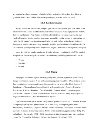 EKONOMINIS BENDRADARBIAVIMAS TARP ES IR RUSIJOS PLĖTOJANT MUZIKĄ, TEATRĄ IR KULTŪRĄ. Paveikslėlis 6