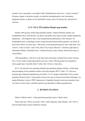 EKONOMINIS BENDRADARBIAVIMAS TARP ES IR RUSIJOS PLĖTOJANT MUZIKĄ, TEATRĄ IR KULTŪRĄ. Paveikslėlis 8