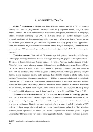 ES STRUKTŪRINIŲ FONDŲ PASKIRTIS IR JŲ PANAUDOJIMO GALIMYBĖS LIETUVOS EKONOMIKOJE. Paveikslėlis 10