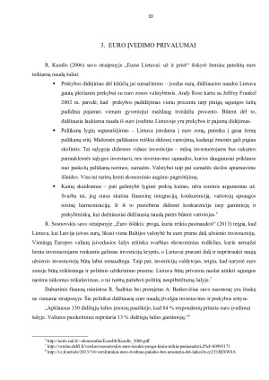 EURO ĮVEDIMAS LIETUVOJE 2015 M. UŽ IR PRIEŠ. Paveikslėlis 10