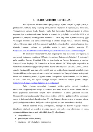 EURO ĮVEDIMO GALIMYBĖS LIETUVOJE. Paveikslėlis 4