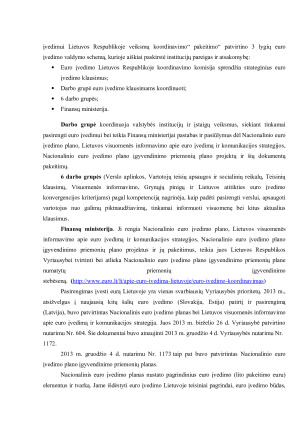 EURO ĮVEDIMO GALIMYBĖS LIETUVOJE. Paveikslėlis 8