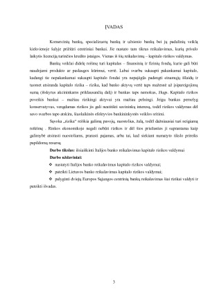 Europos Sąjungos šalies – Italijos – Centrinio banko reikalavimai kapitalo rizikos valdymui. Paveikslėlis 3