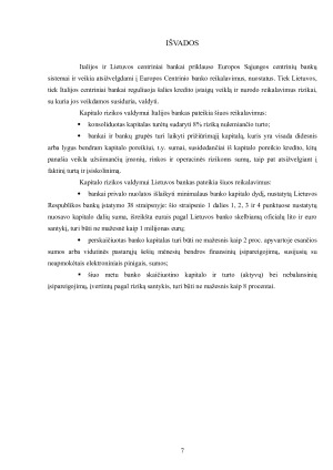 Europos Sąjungos šalies – Italijos – Centrinio banko reikalavimai kapitalo rizikos valdymui. Paveikslėlis 7