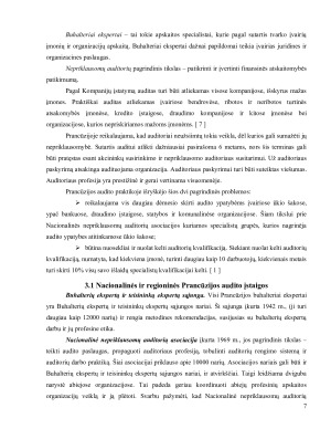 Europos Sąjungos šalių apibendrinta patirtis audito srityje. Paveikslėlis 7