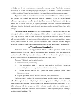 Europos Sąjungos šalių apibendrinta patirtis audito srityje. Paveikslėlis 8