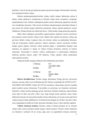 FINANSINĖS PASLAUGOS VALIUTOS KEITIMAS, FINANSINIS TARPININKAVIMAS. Paveikslėlis 6