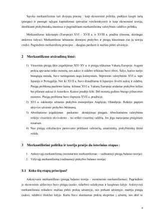 FINANSINIŲ TEORIJŲ RAIDA. MERKANTILIZMAS. Paveikslėlis 4