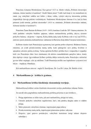 FINANSINIŲ TEORIJŲ RAIDA. MERKANTILIZMAS. Paveikslėlis 7