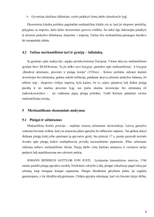 FINANSINIŲ TEORIJŲ RAIDA. MERKANTILIZMAS. Paveikslėlis 8