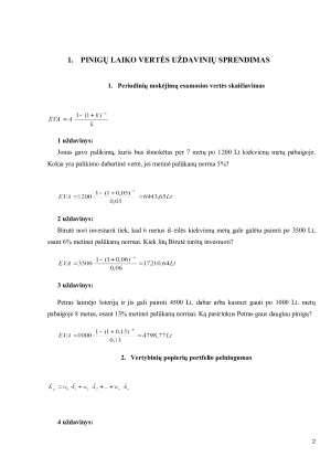 Finansų pagrindai ir pinigų laiko vertės uždaviniai. Paveikslėlis 2