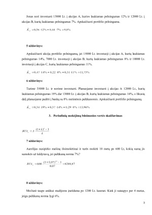 Finansų pagrindai ir pinigų laiko vertės uždaviniai. Paveikslėlis 3