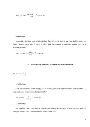 Finansų pagrindai ir pinigų laiko vertės uždaviniai. Paveikslėlis 4