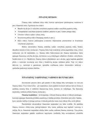 FINANSŲ RINKŲ TARPININKŲ TIPAI IR JŲ ANALIZĖ. Paveikslėlis 4