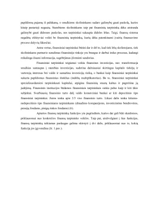 FINANSŲ RINKŲ TARPININKŲ TIPAI IR JŲ ANALIZĖ. Paveikslėlis 5