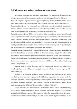 FMĮ TIPAI, BIRŽOS MOKESČIAI, RINKOS SANDORIŲ KAŠTAI. Paveikslėlis 4