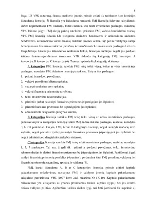 FMĮ TIPAI, BIRŽOS MOKESČIAI, RINKOS SANDORIŲ KAŠTAI. Paveikslėlis 8