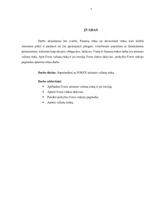 FOREX UŽSIENIO VALIUTŲ RINKOS. Paveikslėlis 3