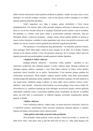FOREX UŽSIENIO VALIUTŲ RINKOS. Paveikslėlis 9
