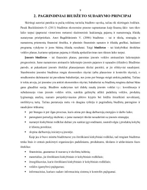 GAMYBINĖS ĮMONĖS BIUDŽETO SUDARYMAS. Paveikslėlis 9