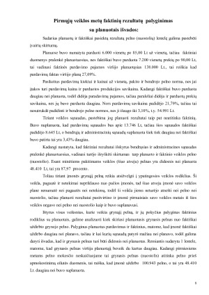 Įmonės „PETRAS & CO” pirmų, antrų, trečių ir ketvirtų veiklos metų finansinė analizė. Paveikslėlis 8